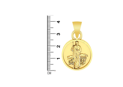 Fashionable 40 mm Saint Jude Medallion Pendant